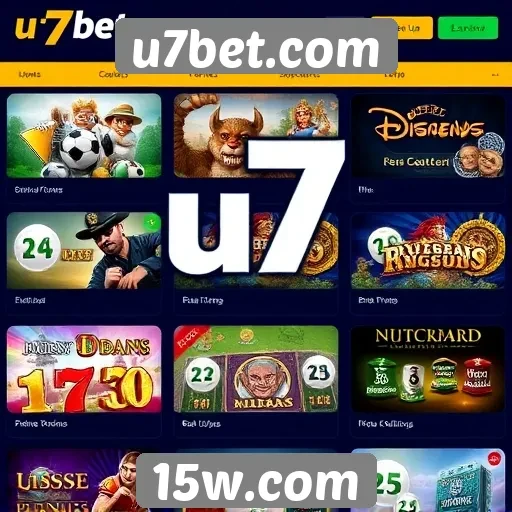 Plataforma u7bet.com oferece diversas opções de jogos online